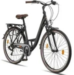 Licorne Bike Violetta Premium City Bike in 28 Zoll - Fahrrad f&uuml;r M&auml;dchen,...