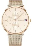 Tommy Hilfiger Analoguhren f&uuml;r Frauen Jenna rosa Universal - Gold/Creme
