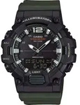 Casio Collection Herrenuhr | Digital-Analog Resinarmband HDC-700-3AVEF - Schwarz