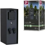 Paulmann Plug & Shine Steckdosens&auml;ule Rio D&auml;mmerungssensor - Grau/Schwarz