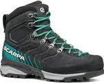Scarpa Mescalito TRK GTX Wmn - Dark Anthracite/Tropical Green Dark