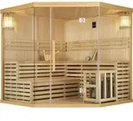 Artsauna Saunakabine Espoo200 Premium mit Harvia Ofen &ndash; 5 Personen &ndash; Hemlock