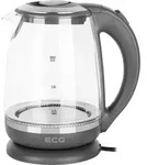 ECG RK 2020 Grey Glass | Wasserkocher | Volumen 2 l Blaue Hintergrundbeleuchtung