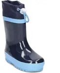 Playshoes Uni Kinder Gummistiefel aus Naturkautschuk, warme Uni Regenstief -