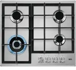AEG HGB64400SM Silber Integriertes 60 cm Kochfeld de Gas 4 Zone(n) - Silber