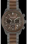 Jacques Lemans 1-2115K Eco Power Wood Herrenuhr 44mm 10ATM - Grau