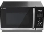 SHARP YC-QS254AE-B Mikrowelle, 900W Mikrowellenleistung , 10 Leistungsstufen,...