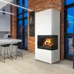 Kamineinsatz Simple Box 8 kW &Oslash; 200 Bianco - Wei&szlig;