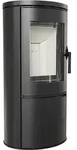 Stahl-Gusseisen Kaminofen KRATKI AB &Oslash; 150 8 kW - Schwarz