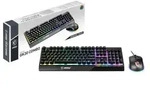 MSI VIGOR GK30 COMBO, Kabelgebunden, USB, Mechanischer Switch, QWERTY, RGB-LED,