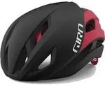 Giro Eclipse Spherical Fahrradhelm, Farbe:matte black/white/red, Gr&ouml;&szlig;e:M - Schwarz