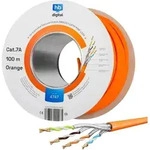 hb-digital Netzwerkkabel CAT 7a 100m Datenkabel max.1200 MHz S/FTP AWG23 LSZH orange