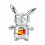 Pokemon Pl&uuml;schfigur - 25. Jubil&auml;um Select (silber, 20cm) Pikachu - Silber