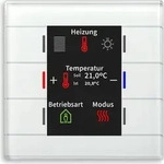 MDT Glastaster II Smart mit Farbdisplay und Temperatursensor, Wei&szlig; BE-GT2TW.02