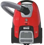 Hoover HE510HM 011 Staubsauger mit Beutel 3,5l Saugregler Parkett Extrad&uuml;se - Rot
