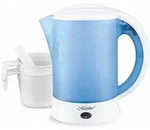 Kompakter Reisewasserkocher mit 2 Tassen 0,6l 600W | Maestro MR-010 - Blau/Wei&szlig;
