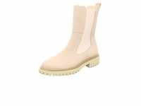 Paul Green Chelsea-Boots - Beige Nubukleder Größe: 42 Normal