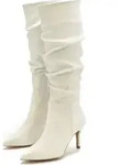 LASCANA Rei&szlig;verschlussstiefel Langschaft, High-Heel Stiefelette, Slouchy Boots,