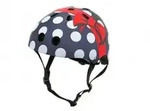 Hornit POM913, Halber Helm, Hartschalenbau, Glanz - Wei&szlig;/Rot