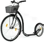 Kickbike Roller City G4 mit Korb Schwarz - Schwarz