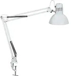 MAUL Tischleuchte MAULstudy E27 ohne Leuchtmittel Klemmfu&szlig; wei&szlig; - Wei&szlig;