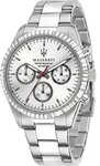 MASERATI Quarzuhr QUARZ 100% Edelstahl silber - Silber