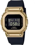 Casio GM-S5600GB-1ER Damenarmbanduhr Mit Alarm - Schwarz/Gold