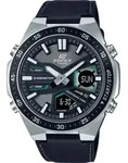 Casio Edifice Herrenuhr EFV-C110L-1AVEF Lederarmband - Silber/Blau