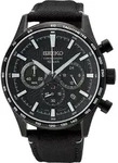 Seiko SSB417P1 Herrenuhr Chronograph Schwarz - Schwarz