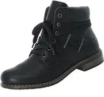 Rieker Schn&uuml;rstiefel Kaltfutter in schwarz, Gr. 40 - Schwarz - 40