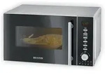 SEVERIN Mikrowelle mit Grill- und Hei&szlig;luftfunktion 3-in-1 MW 7773 - Silber