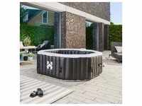 HOME DELUXE - Outdoor Whirlpool - Drop - Farbe: Schwarz, ⌀ 185 cm, Höhe 65 cm, 130