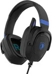 SADES Zpower SA-732 Gaming Headset, schwarz/blau, USB, kabelgebunden, Stereo, Over
