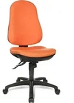 Topstar B&uuml;rostuhl Support SY, 8550 G04 orange, schwarz Stoff - Orange