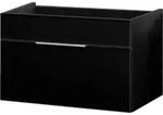 Fackelmann Kara Waschtischunterschrank in Anthrazit, 80 cm Breite, 1 Schublade mit