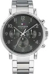 Tommy Hilfiger DRESSED UP 1710382 Herrenarmbanduhr - Silber/Grau