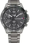 Tommy Hilfiger BANK 1791719 Herrenarmbanduhr - Grau