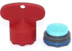 NEOPERL Cache Honeycomb Strahlregler mit Schl&uuml;ssel JR/M21.5x1 - grau 10993898 -