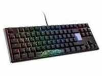 Ducky One 3 Classic Black/White TKL Gaming Tastatur, RGB LED - MX-Clear