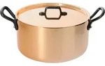 De Buyer BRATENTOPF MIT DECKEL KUPFER/EDELSTAHL