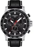 Tissot Supersport Chrono 45,5 mm Schwarzes Zifferblatt Quarz - Schwarz