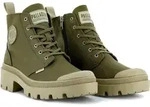 Gr&uuml;ne Damenschuhe Palladium Pallabase Twill-37 - Gr&uuml;n - 37