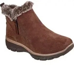 Skechers Easy Going - High Zip - Chocolate Leder/Synthetik Gr&ouml;&szlig;e: 39 Normal - Braun