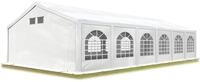 TOOLPORT Partyzelt Festzelt 6x12 m in wei&szlig; Professional PE Plane 550 N...
