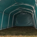 Robuster Weideunterstand 3,3x6 m wetterfeste PVC Plane 800N Unterstand gr&uuml;n - Gr&uuml;n