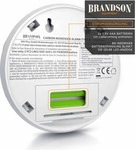 Brandson Kohlenmonoxid Melder mit LCD Display CO Alarm mit 85 dB - Batteriebetrieben