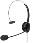 Manhattan Mono USB-Headset schwarz - Schwarz