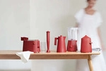 Alessi Plisse Isolierkanne 1 L, rot - Rot