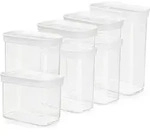 EMSA N1142900, Set, Rechteckig, 8,3 l, Transparent, Wei&szlig;, 450 ml, 1000 ml -
