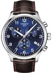 Tissot Chrono XL Classic 45 mm Schweizer Quarz-Uhr mit blauem Zifferblatt - Blau